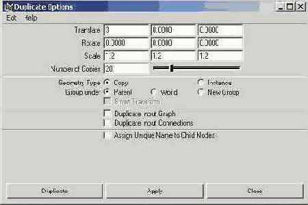    Duplicate Options