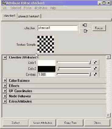  Checker Attribute    Attribute Editor