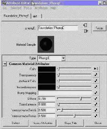       Attribute Editor
